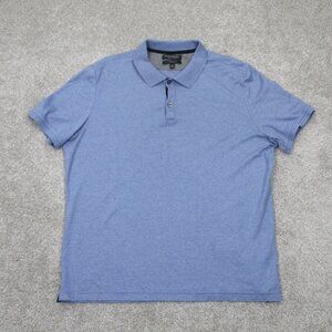 Banana Republic Polo Shirt Adult XL Blue Luxury Touch Short Sleeve Pullover